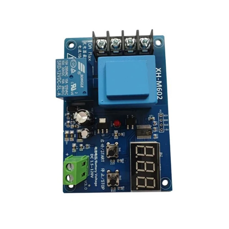 XH-M602 Battery Module Digital Display AC220V Lithium Storage Battery Charging Control Board for 3.7-120V DropShipping