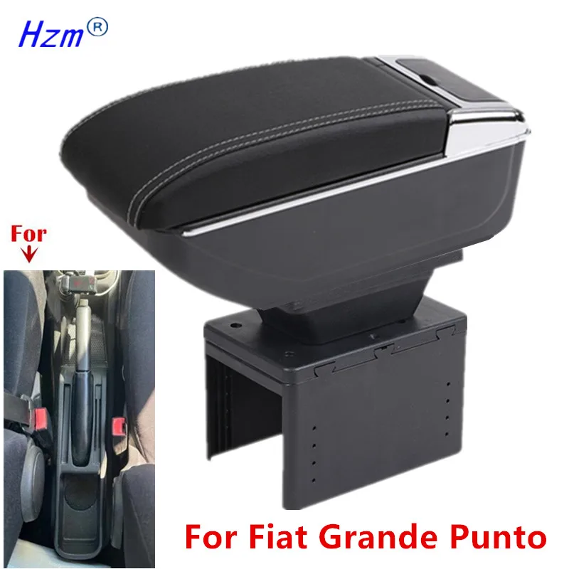 Armlehne Box Für Fiat Grande Punto für Fiat Punto Auto Armlehne Box Zentrale Lagerung Box Innen Nachrüstung Auto Zubehör