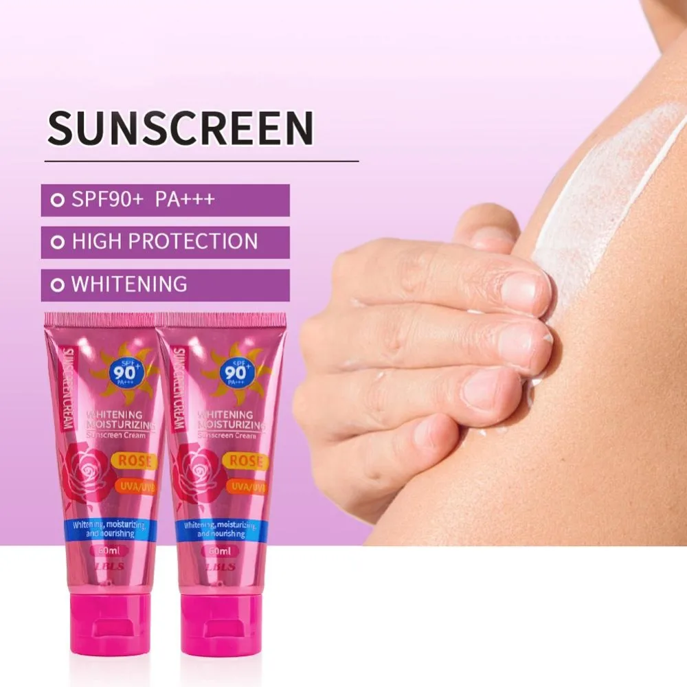 60ml Multi-effect Repair Summer Sunscreen Cream Moisturizing Sun Block Isolation BB Cream Skin Supple Lightweight