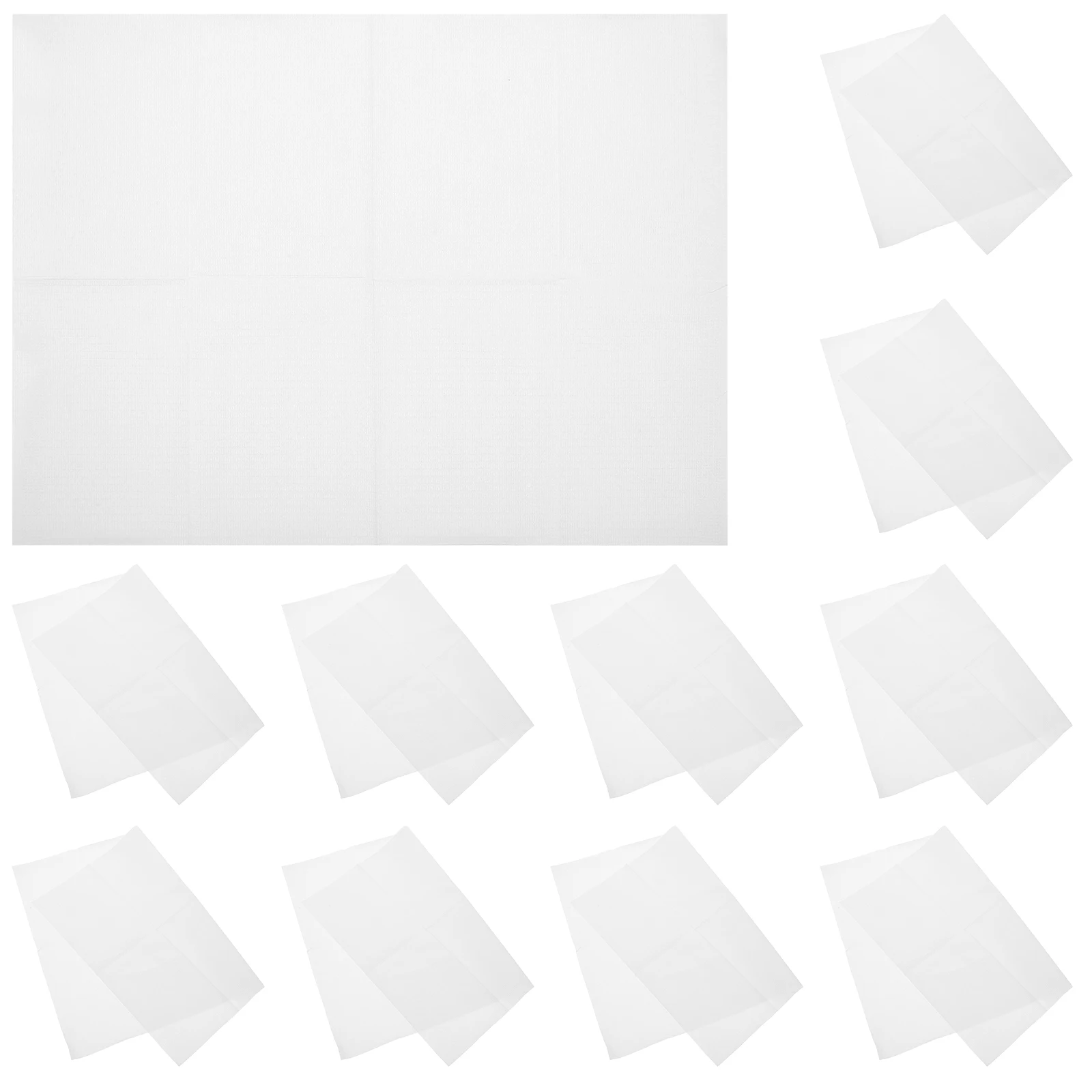 

20 Pcs Cleaning Pads Mat Waterproof Oil Resistant Salon Use Sheets Nail Towels Nail Table Pad Bibs