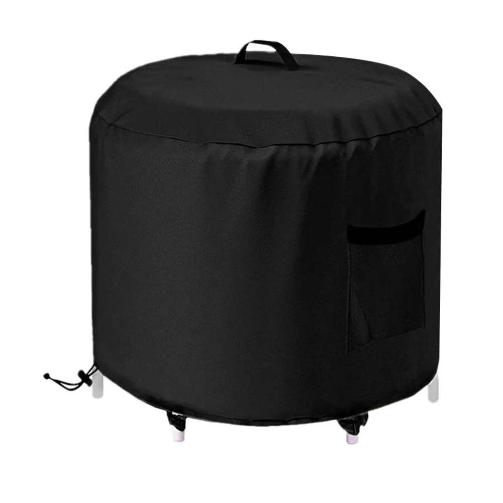 Waterproof Portable Ice Bath Tub Cover with Adjustable Drawstrings Air Ventilation and Protective Inner Lining