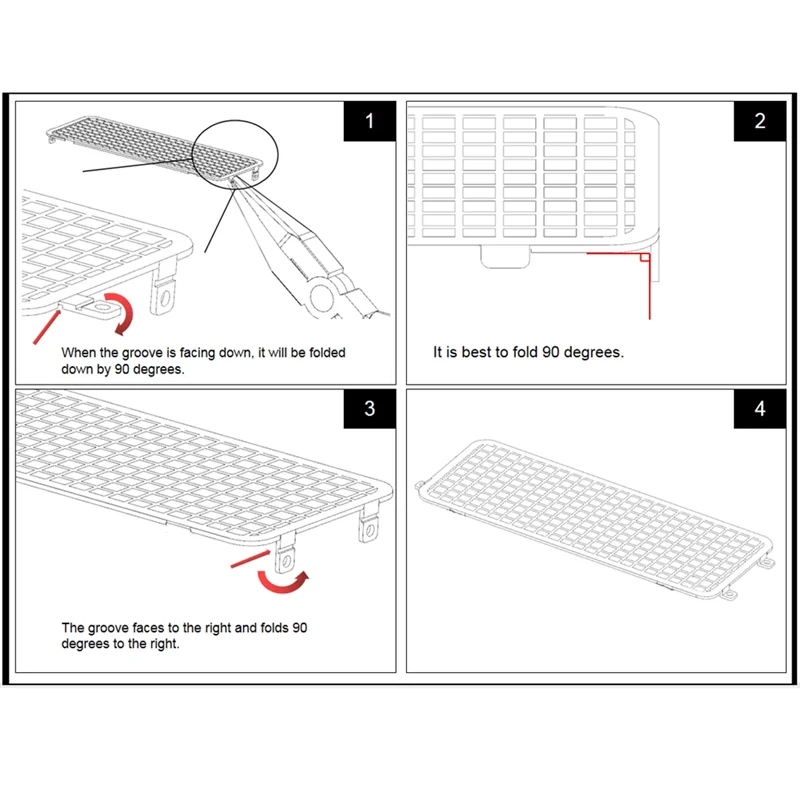 Red protectora de malla de ventana estereoscópica lateral y trasera de acero metálico para piezas de actualización de coche TRX4M 1/18 RC