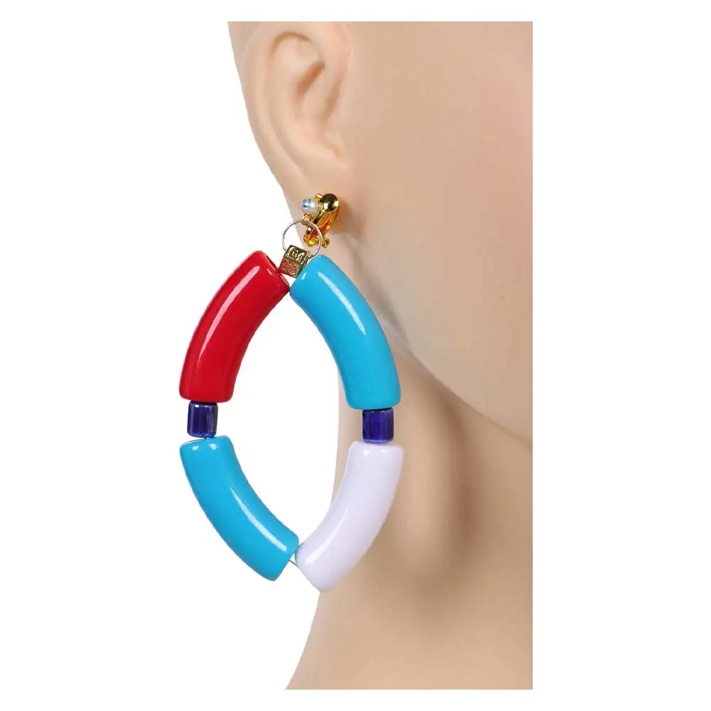 Elena Cosplay Ohrringe Armband Erwachsene Frauen Fantasy Game Fighter 6, Halloween Karneval Kostüm Geschenke Zubehör