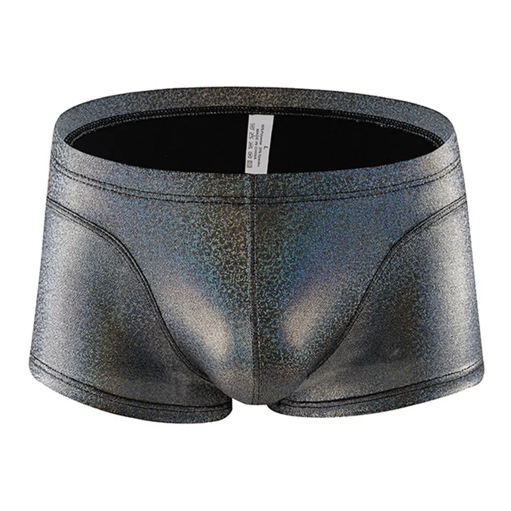 

Male Boxer Briefs Underwear Solid Color Wear-resistant Breathable Daily Lingerie Low Rise Quick-drying Comfy Fashion