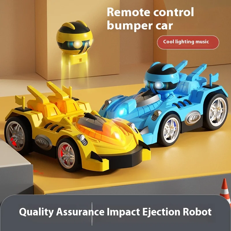 Children's Remote Control Bumper Cars Against Go-karts Parent-child Interaction Drift Collision Catapult Boy Toy Birthday Gifts