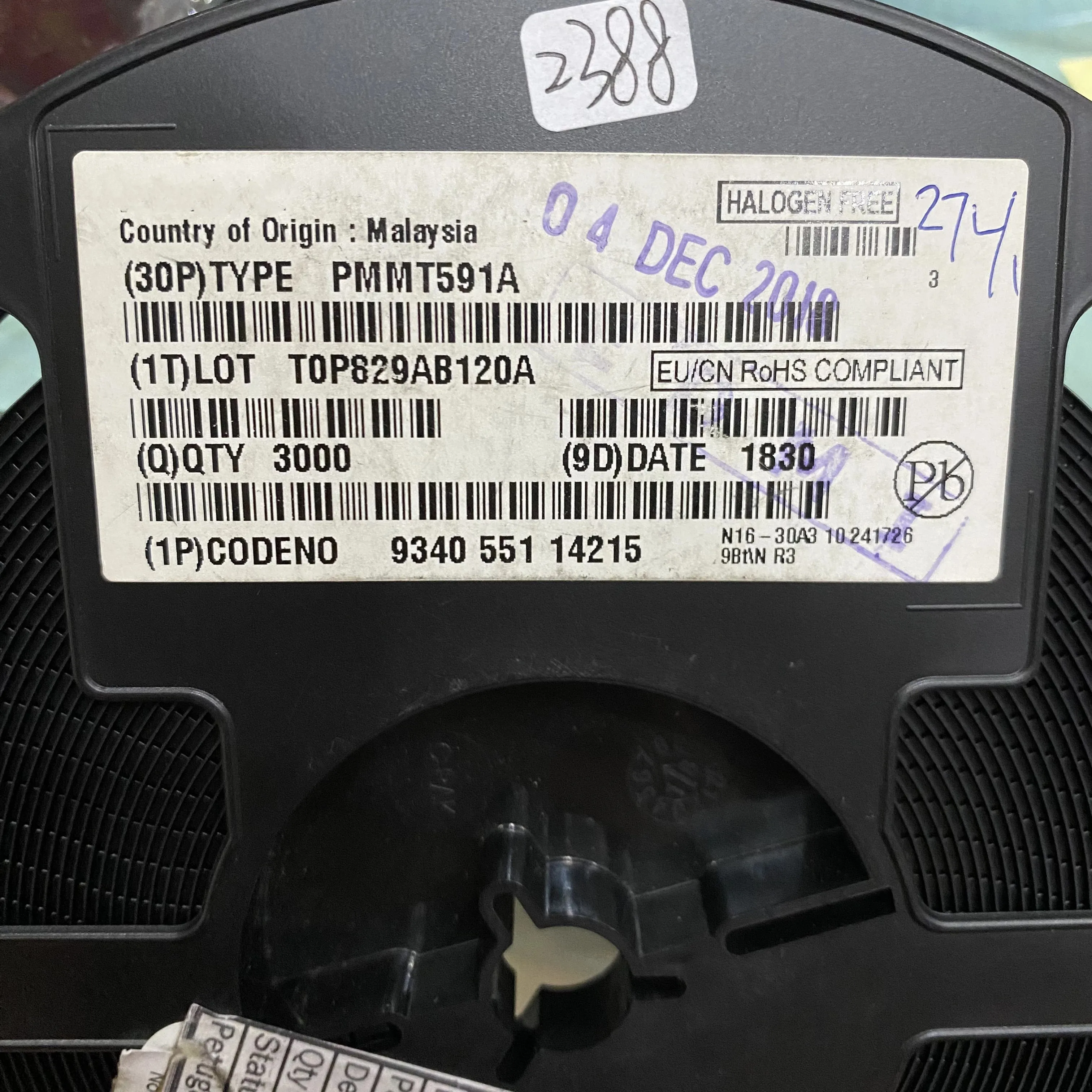 100PCS Brand new original PMMT591A,215 18+ SOT23