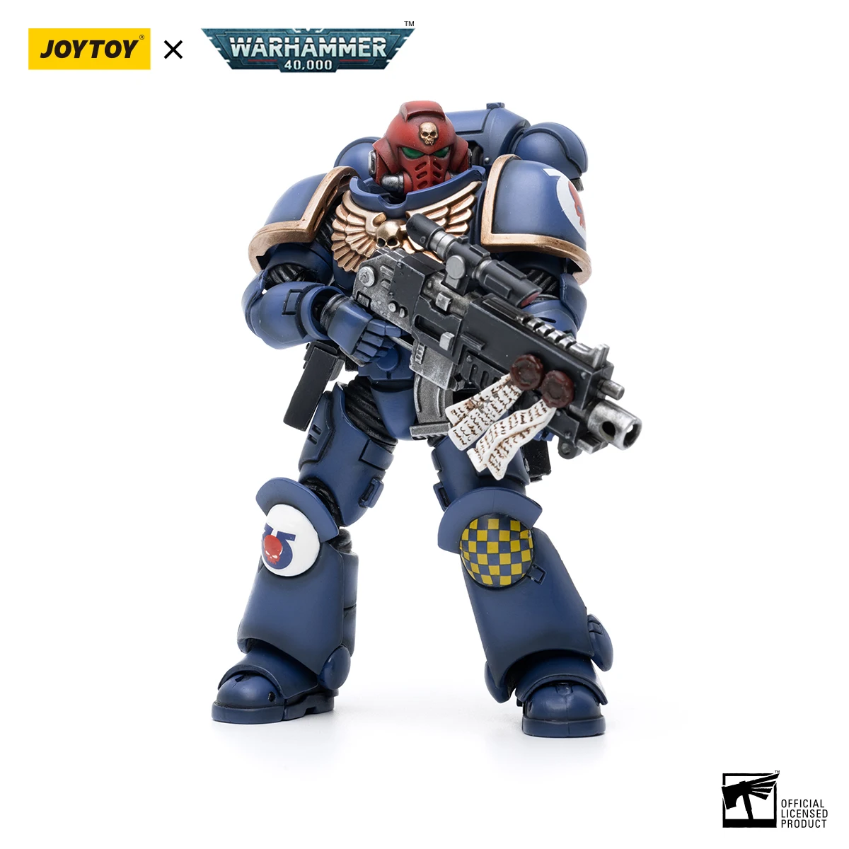 Warhammer 40K JOYTOY Ultramarines Heroes of The Chapter 3 przedmioty Posca figurka Castor Model ruchome zabawki kolekcja Erastus