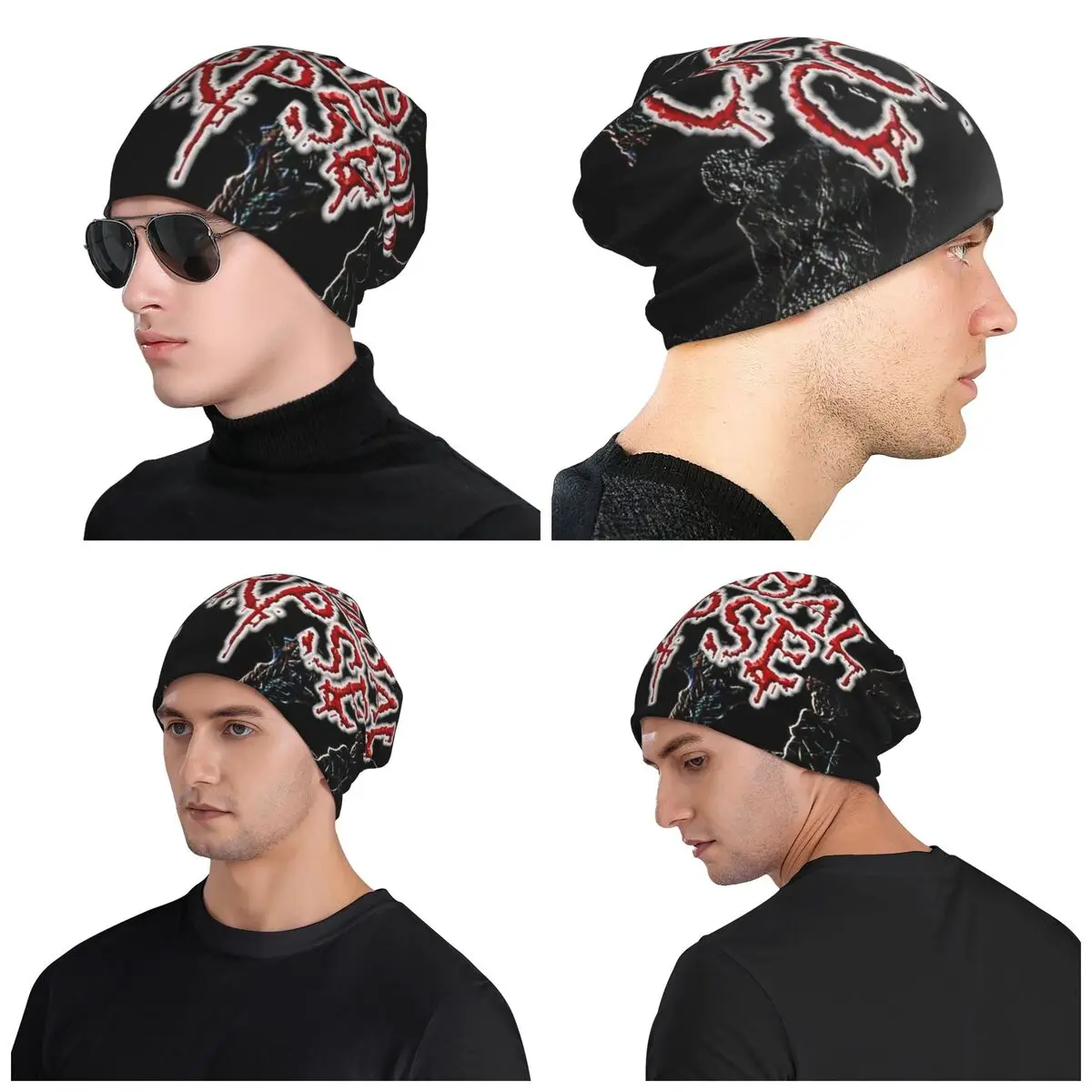 

Cannibal Corpse Metal Skateboard Men Women Adult Beanies Caps Knitted Bonnet Hat Warm Hip Hop Autumn Winter Outdoor Skullies Hat