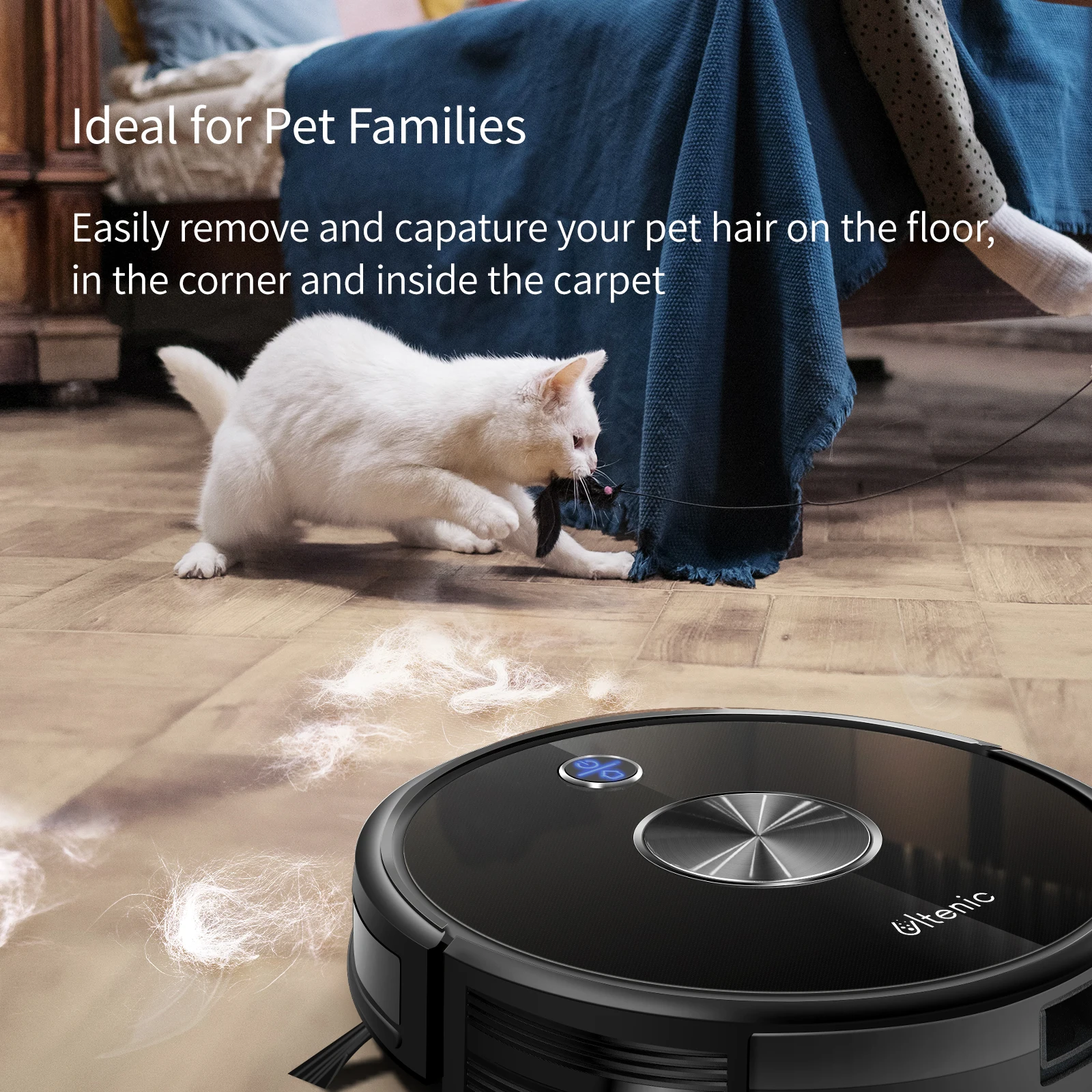 New Ultenic D5S Robot Vacuum Cleaner 2-in-1 sweep mop smart self floor vacuum aspirateur robot for carpet