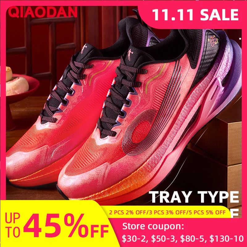 

QIAODAN PRO2.0 Men's 2025 Autumn Winter Stable Support Carbon Board Running Shoes Shock Absorption Rebound Sneakers QDB023251293