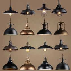 Vintage Pendant Light Retro Loft Chandelier Pendant Lamp E27 Industrial Hanging Lights LED Edison Home Lighting for Living Room