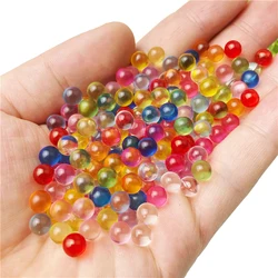 Holeless Transparent Round Acrylic Beads 3/4/5mm, Eco-Friendly Meltable DIY Craft Beads, Multi-Scene Use for Handmade Art & Craf