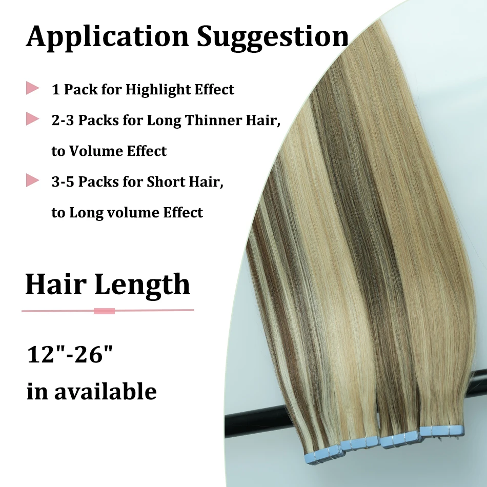 Lovelysee 2 G/stks Tape In Human Hair Extensions Europese Steil 100% Remy Haar Met Tapes Voor Vrouwen Tape Ins 20Pcs 40 Gram