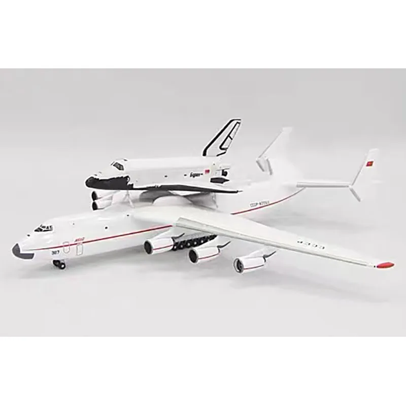 In Stock Herpa 1 500 Large Transport Aircraft Antonov AN-225 Blizzard Space Shuttle Alloy Model Collection Souvenir Ornament