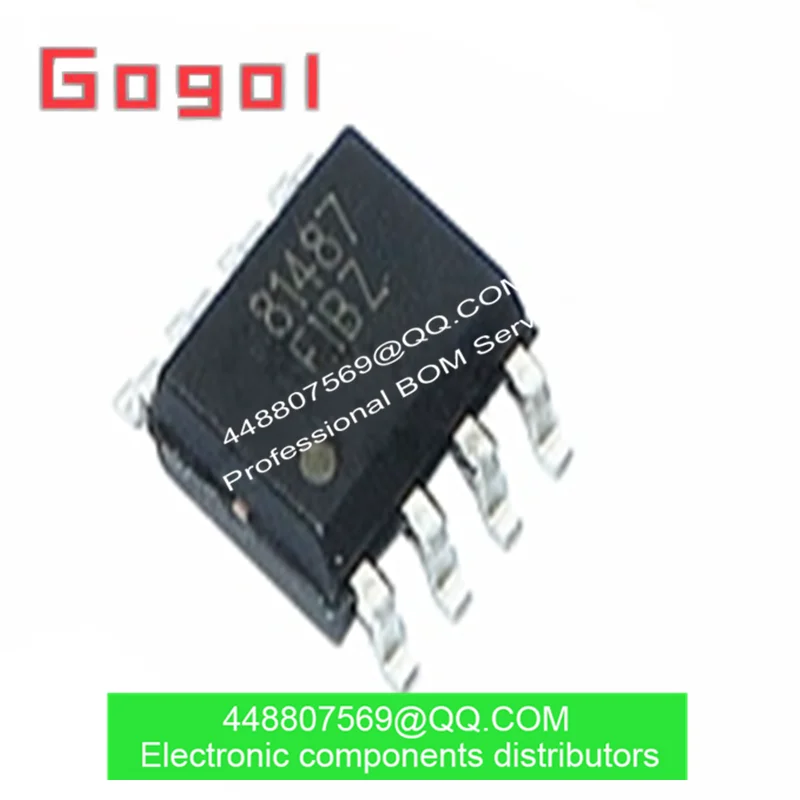 ISL81487 ISL81487LIBZ 81487LIBZ interface IC SOP8 transceiver chip IC 5Pcs