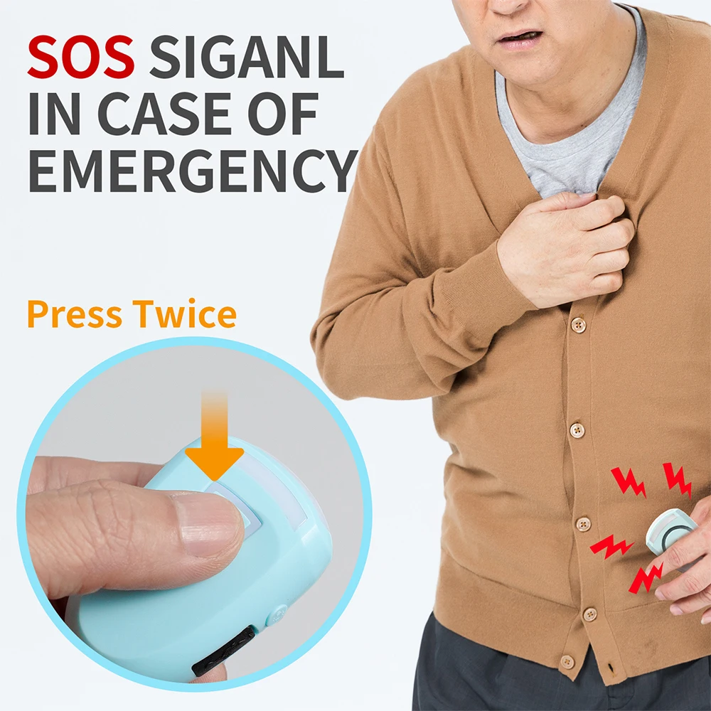 NEW Smart Life Elderly Emergency Alarm Button Outdoor Wireless SOS Panic Button For Self Defense Old People Helping Accessories