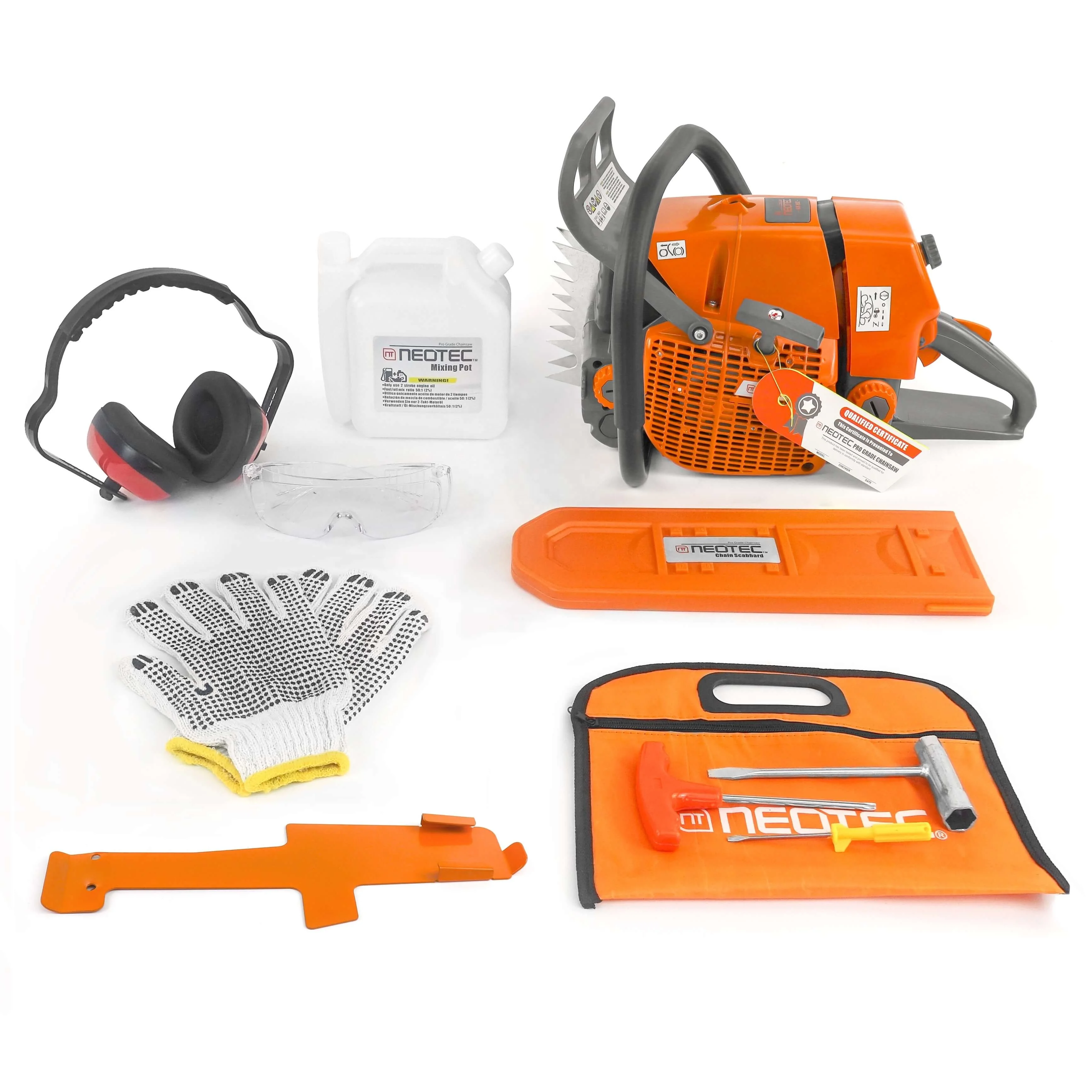 25/45/58/62/92/105cc Petrol Smart Chain Saw Machine Price 12 Inch Gasoline Chainsaw Cutting Wood With Tool Kit