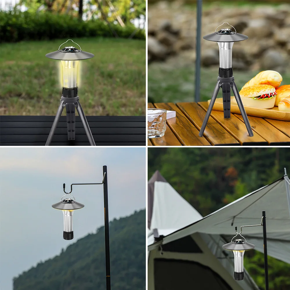 2200mAh Camping Lantern with Magnetic Base Similar To Blackdog Goal Zero Lantern 5 Lighting Modes Led Flashlights Emergency Lamp