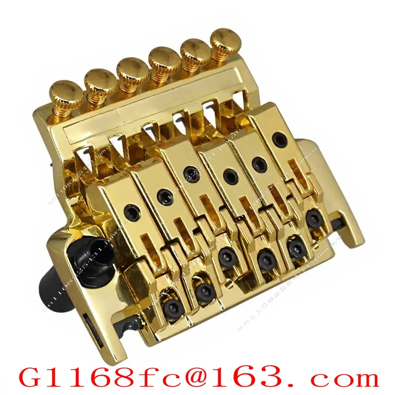 Golden Double-shake Electric Guitar Tail String Bridge Double-shake Vibrato System Vibrato Device