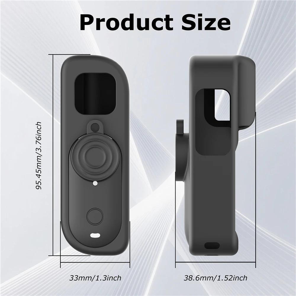 For Insta360 GO 3S Retro Bundle Silicone Protective Case Full Camera Viewfinder Coverage Precision Fit Access To All Ports