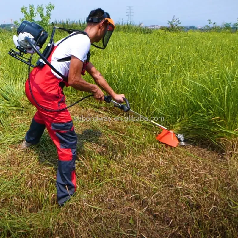 Multifunctional portable garden park  farm farmland dedicated portable gasoline mower weeder  rotary tiller durable