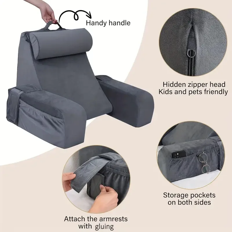 Cross-border compression bed pillows, neck pads, sponge cushions, bedside upholstery, backrests, reading pillows, sofas