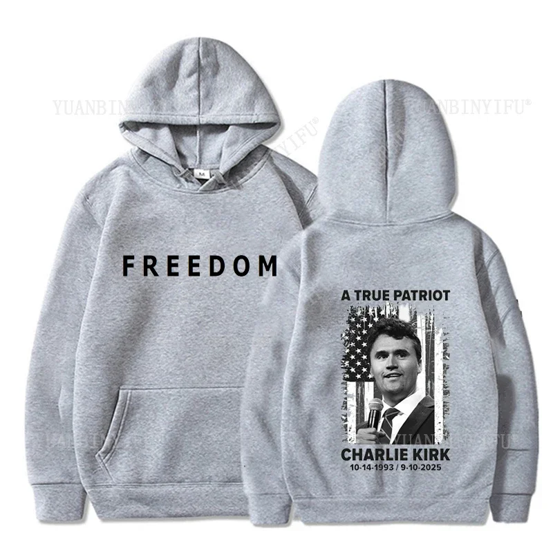 الإبداعية المتناثرة الحرية تشارلي كيرك دفع احترام الشخص على المطبوعة البلوز هوديس عادية فضفاض للجنسين هوديي نمط القوطية