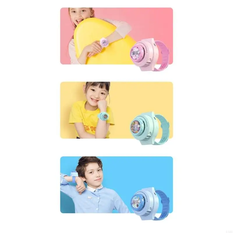 L8RE Rechargeable Fean с удобным ремешком на запястье на 3 -й скорость регулируемых портативных вентиляторов