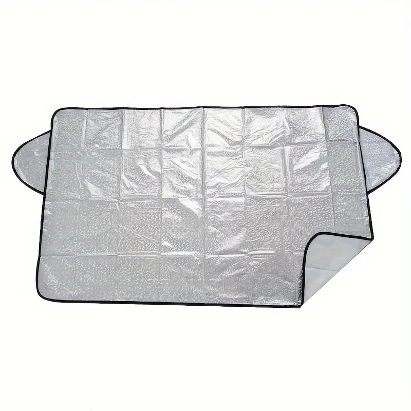 1pc Universal Car Front Windshield Cover, Car Sunshade Canopy, Snow and Ice Protection Cover, Windshield Cover for Winter