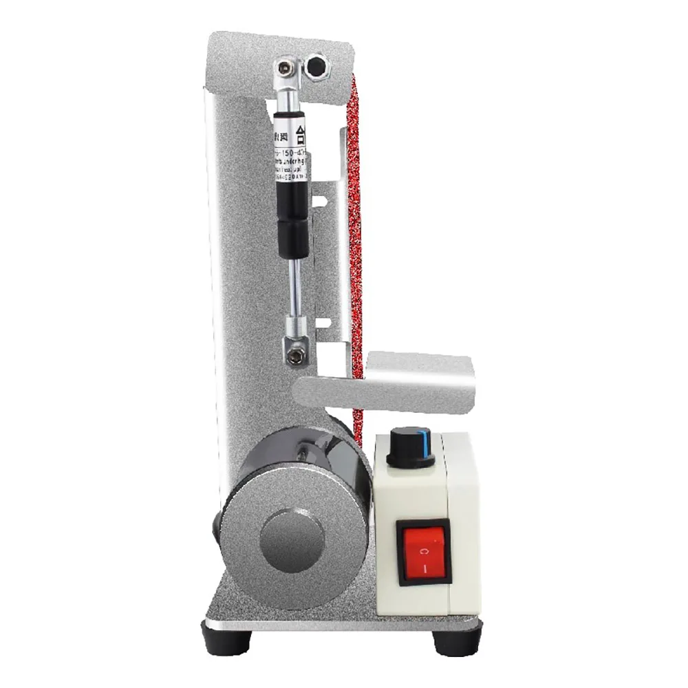 Mini Electric Belt Grinder Machine - 300W DIY Polisher, Knife Sharpener & Bench Grinder with Adjustable Worktable  AC 220V