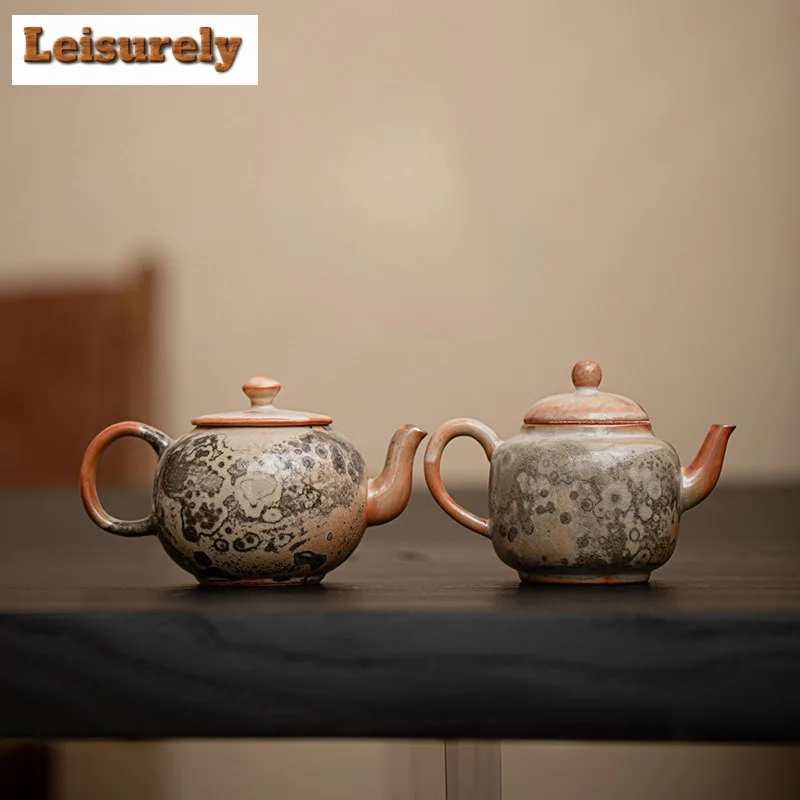 

Zhi Wild Roasting Kiln Fambe Teapot Handmade Tea Infuser Pot Tea Maker Kettle With Strainer Puer Cafes Supplies Ornaments Craft
