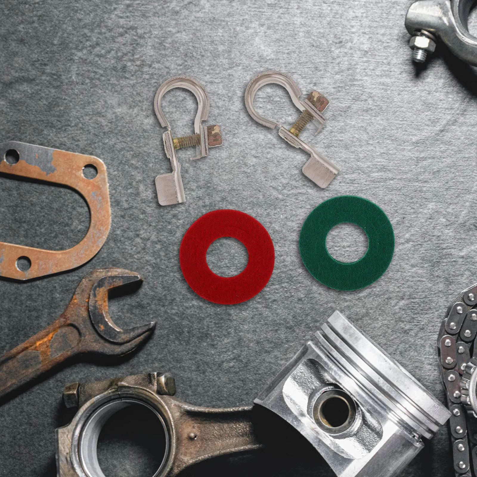 

Heavy Duty Terminal Connectors Kit Brass Tin Plated Car Post Connectors Secure Wire Connection Reliable