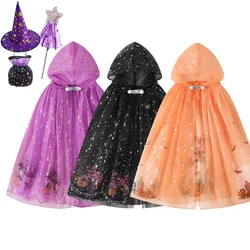 Girls Halloween Masquerade Performance Costume Sequined Cape Suitable For Festival Performances