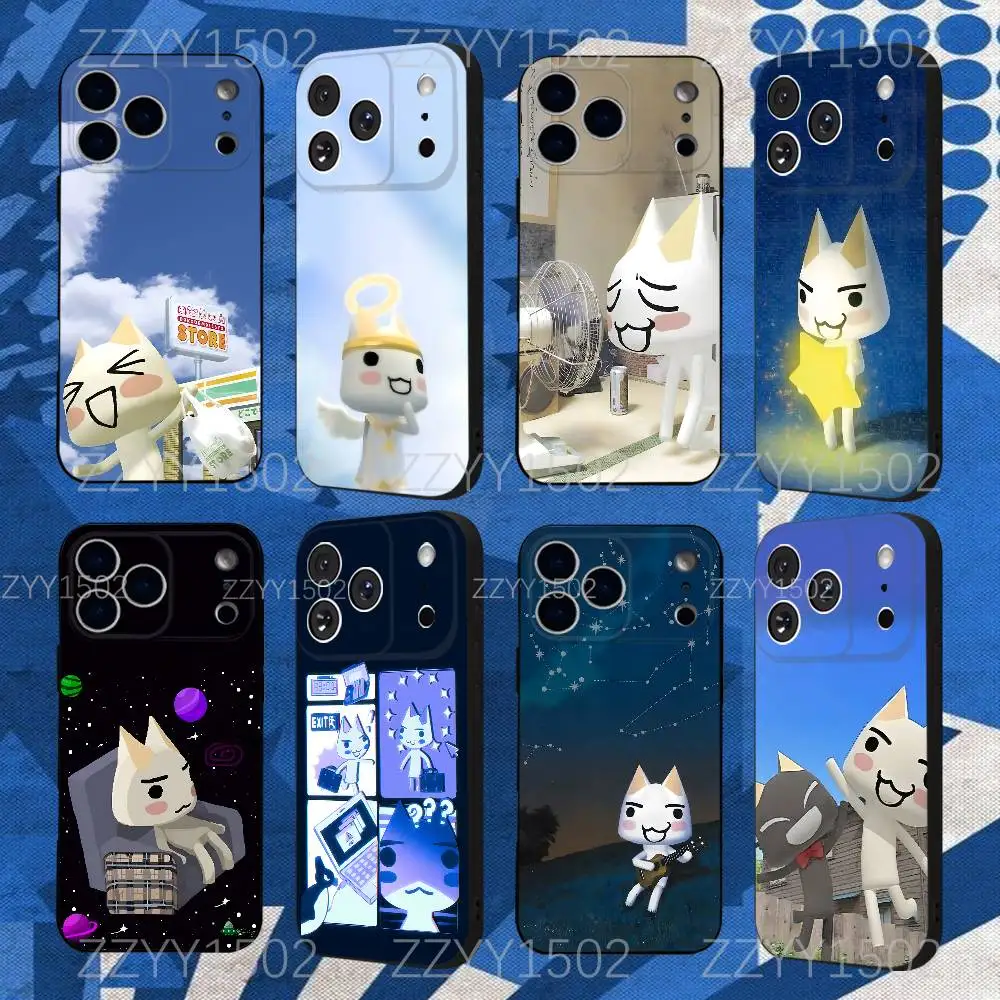 

T-Toro Cat Cute Phone Case For iPhone 17,16,15,14,13,12,Pro,Max,Plus,E,SE4,Air,Mini Shockproof Cover Fit Funda