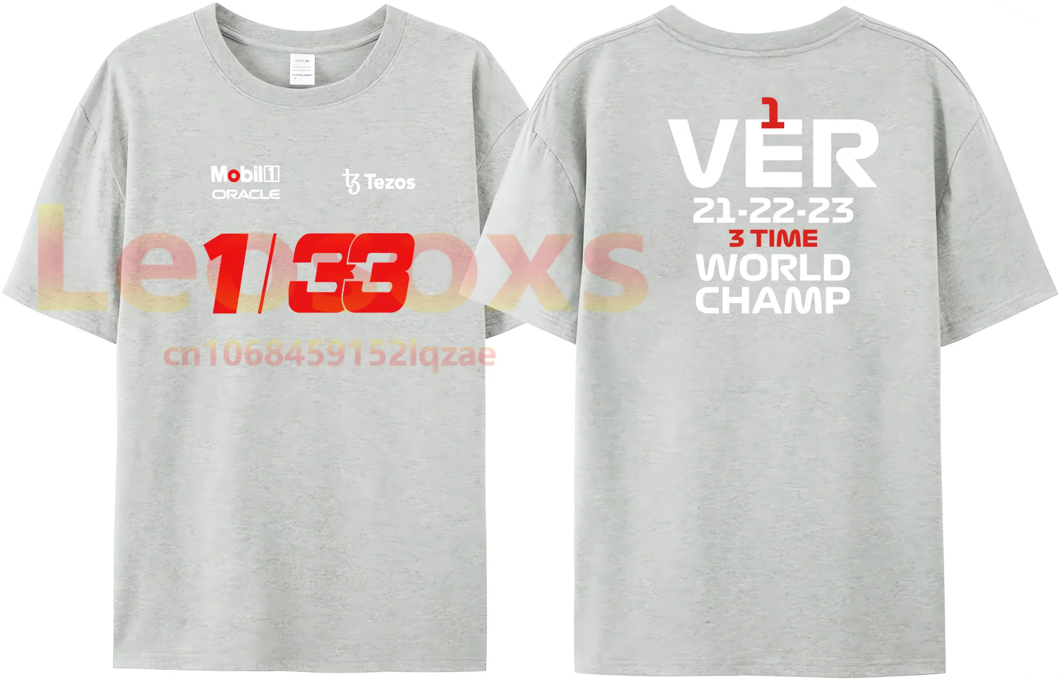 [TEW]New men's limited edition pure cotton Max T-shirt Verstappen comfortable women's casual sports gift short sleeve