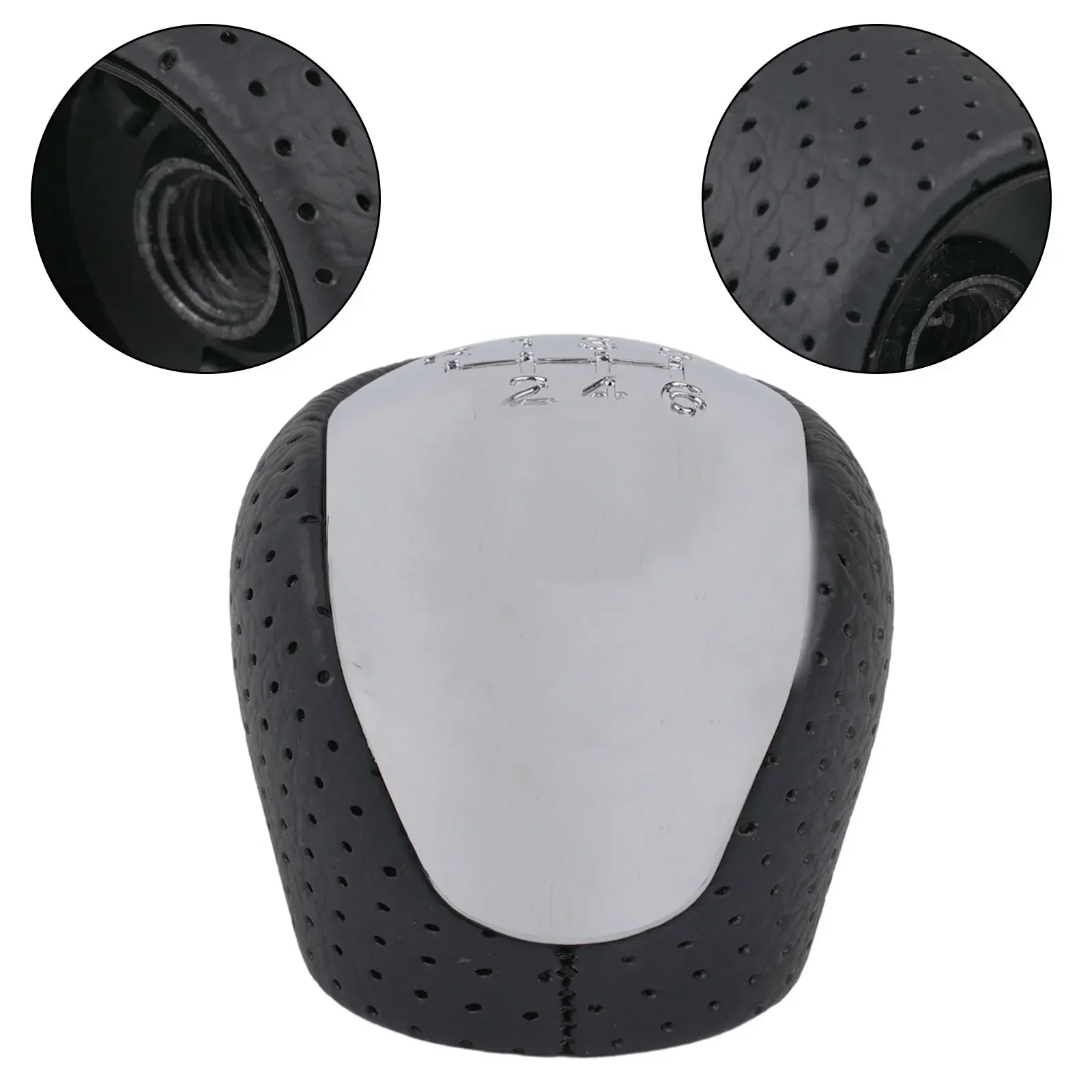 黒のギアシフトノブスティック,6速インテリアアクセサリー,ヒュンダイi30 ix35に適しています