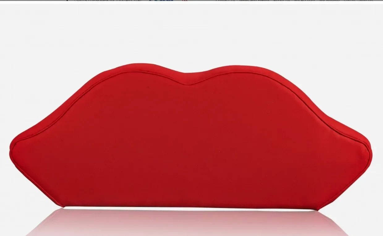 Modern   Two Seater Home Furniture Living Room Couch Loveseat Sofa Hot Red Lip Sexy Flaming Kiss Shaped Sofa