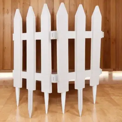 2-set tuinkanten hekwerk kunststof gazonrand voor bloembedden opritten paden buitengebruik lichtgewicht duurzaam tuin decoratief