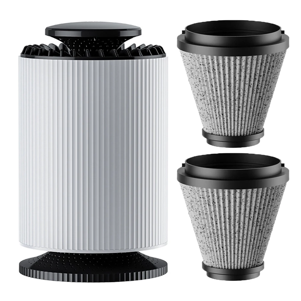 Compact Air Purifier For Small Spaces White And Black Indoor Air Cleaner Efficient Air Cleaning Fresh Air Deodorization