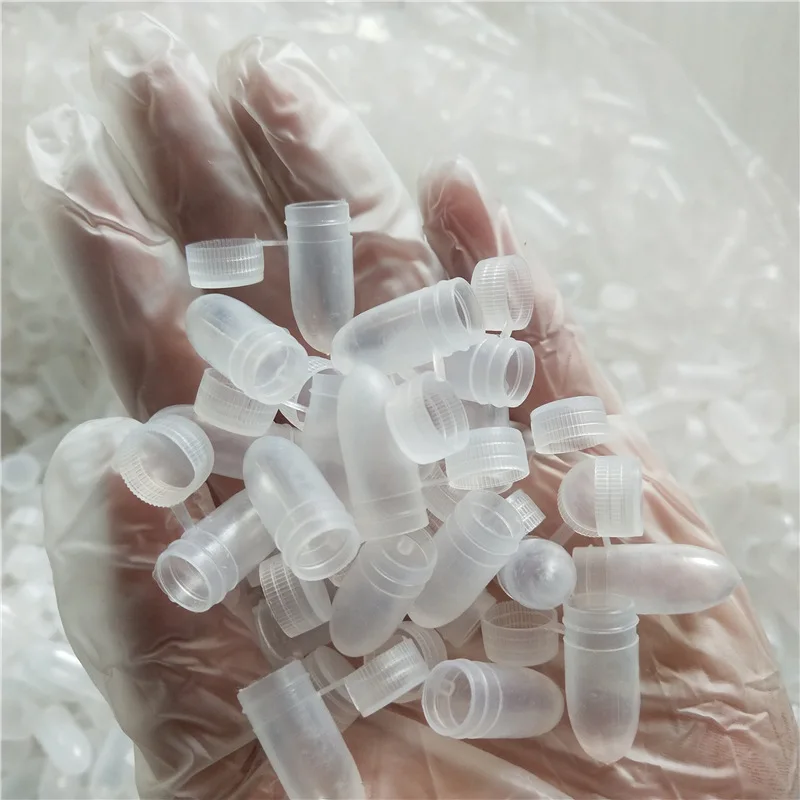 Small Capsule Shell Transparent with Lid Shell Suppository Flip Lid Empty Plastic Box