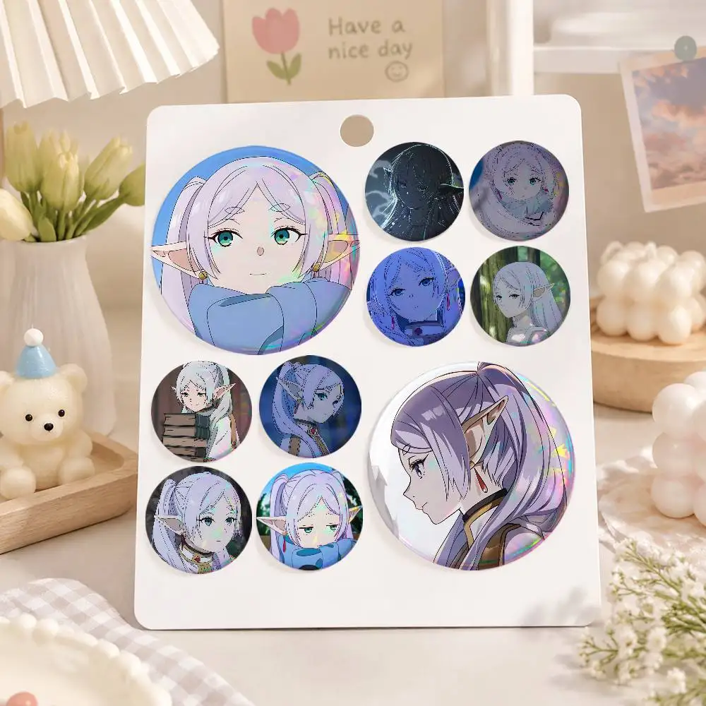 A-Frieren Beyond Journey's End Frieren Pins, Cartoon Brooches, Badge Gifts, Clothing, Backpacks, Stationery, Accessories