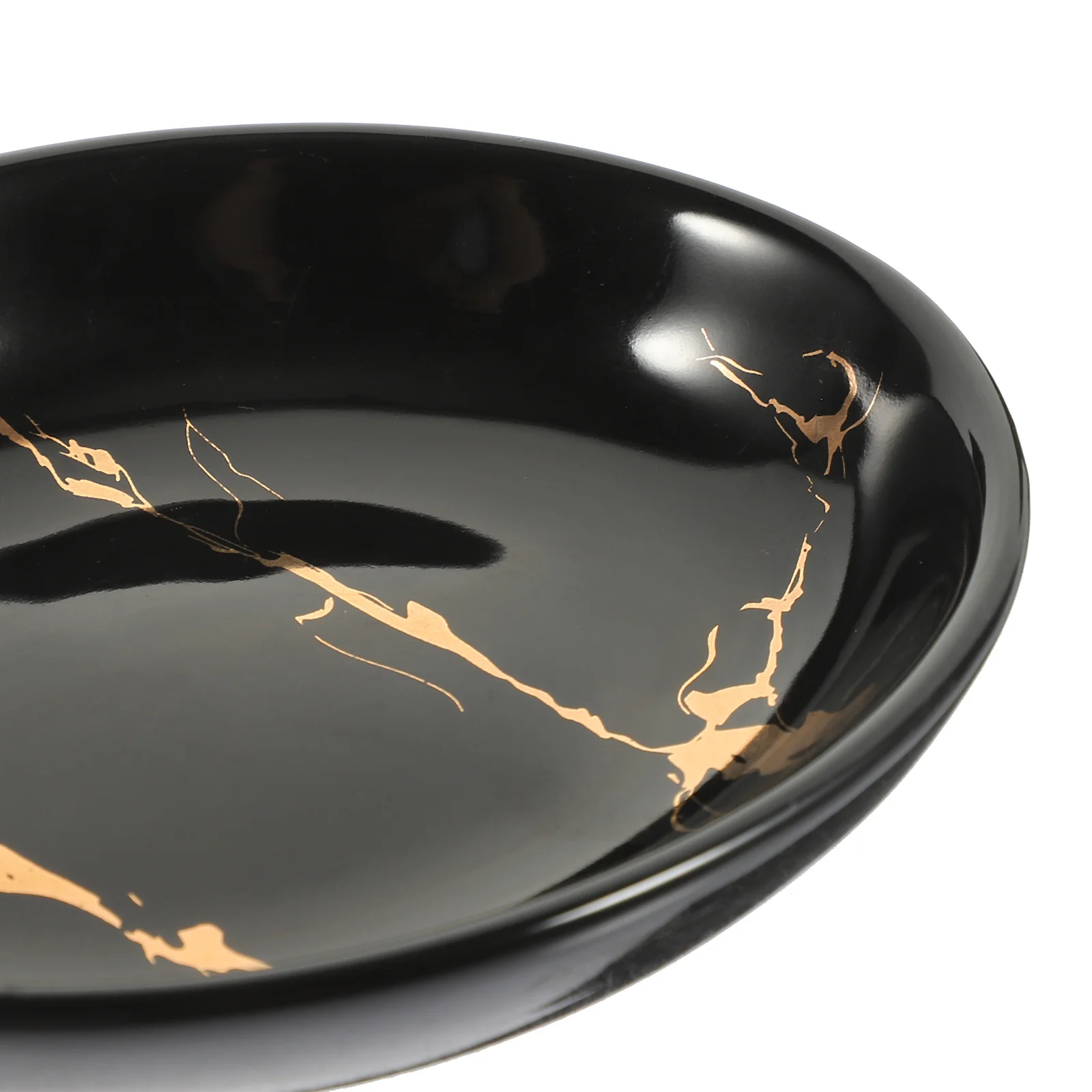 Jabones jabones decorativos para bandeja de baño soporte de barra plato de fregadero platos negros de mármol de cerámica