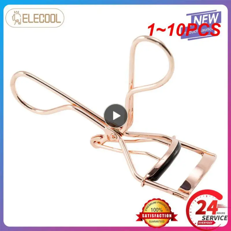 1~10PCS Professional Rose Gold Eyelash Curler Eye Lashes Curling Clip Eyelash Cosmetic Makeup Tools Accessories For Women