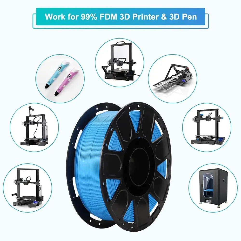 1Kg Kleur 3d Printers Pla Kabels 1.75Mm Printer Filament 3d Printkabels 3d Printer Accessoire 3d Printer Gemakkelijk Af Te Drukken