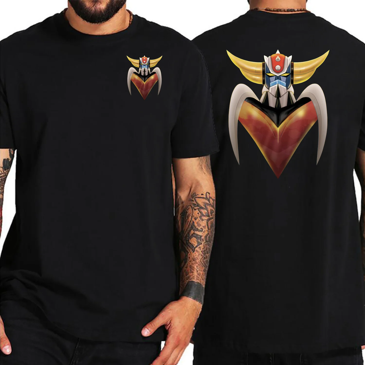 Awesome Anime Goldorak Grendizer Mazinger Z T-Shirt Youth Guys Boys Japanese Cartoon Design Men's Tops Tee Japan UFO Robo Tshirt