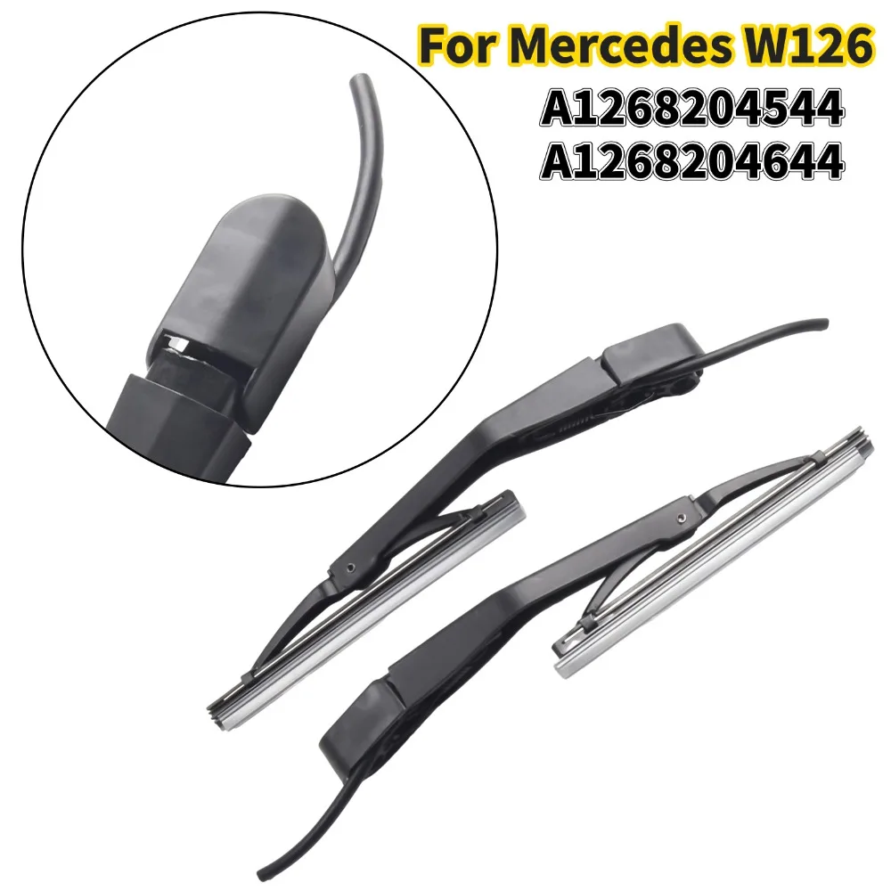 2Pcs Headlight Wiper Arms Headlight Wiper For Mercedes W126 RH+LH A1268204544 A1268204644 Windshield Wiper Accessories