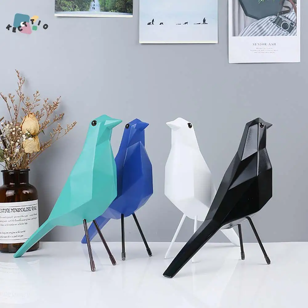 

Lovely Gifts Miniatures Bird Sculpture Bird Statue Bird Figurines Cabinet Decoration Home Desktop Decoration Bird Ornaments