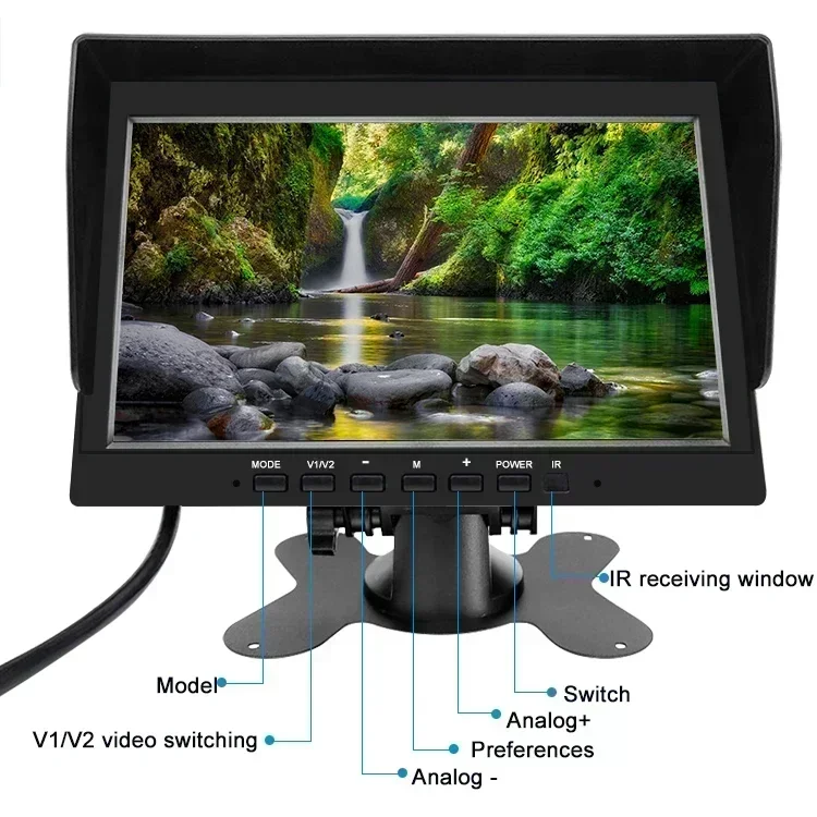 

wholesale car display monitor 10 inch 4 Split TFT LCD AHD Screen