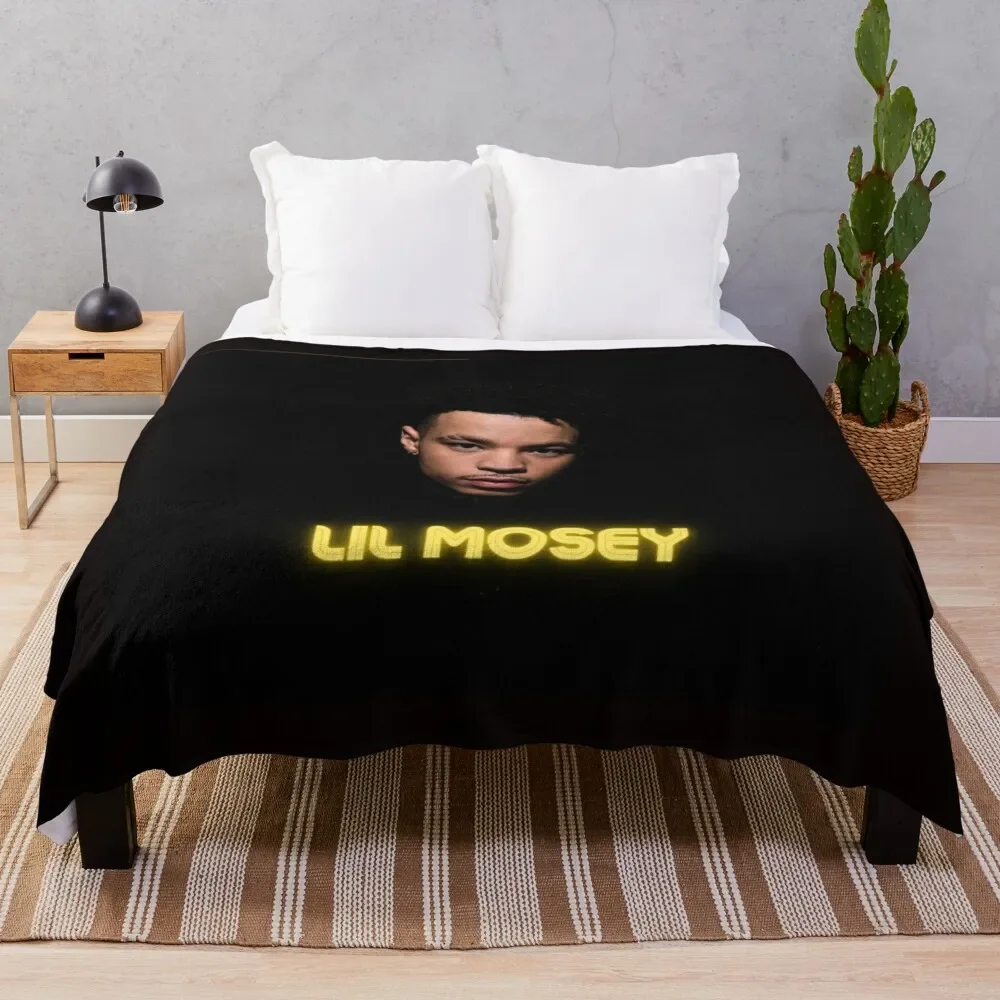 

Lil Mosey Photo Design Throw Blanket Thermal fluffy heavy to sleep Blankets