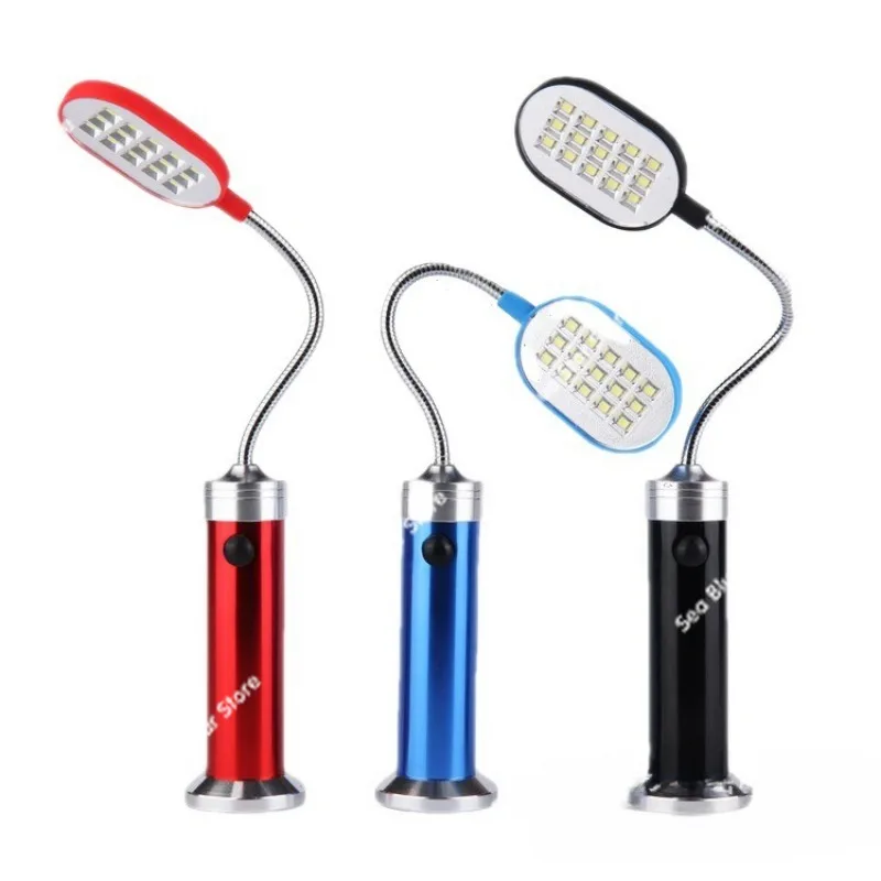 Aluminum alloy waterproof lighting single-sided 15MSD work light, multi-functional mini book light LED strong light flashlight